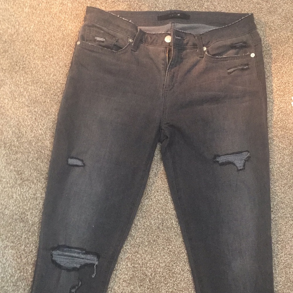 Joe’s Distressed Charcoal Pants. Size 29.